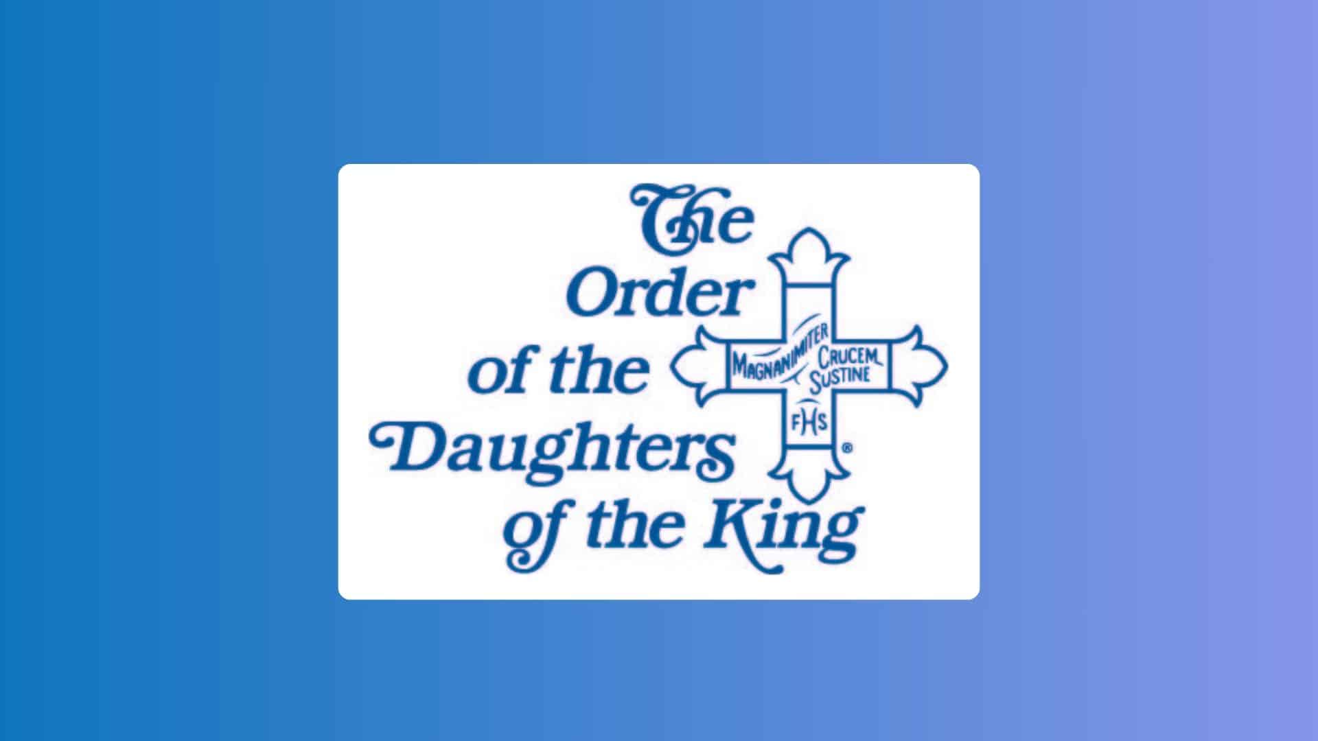 The Order of the Daughters of the King logo