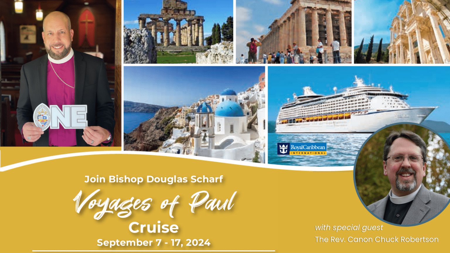 Diocese Invited on Voyages of Paul Cruise, September 717, 2024 News