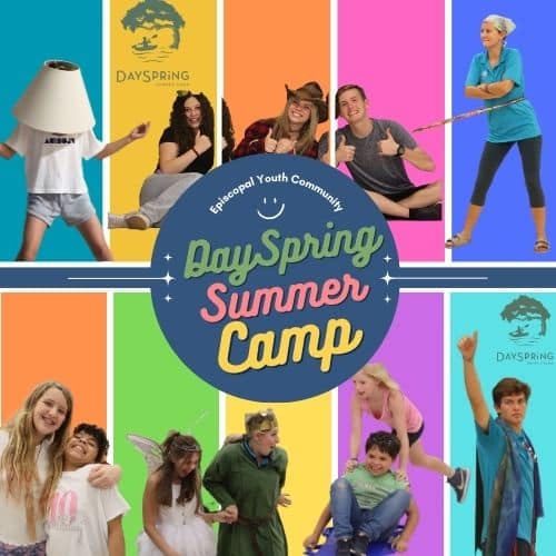 colorful collage of indvidual campers.